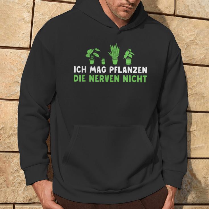 Ich Mag Pflanzen Die Nerven Nicht Hobbygärtnerin Kapuzenpullover Lebensstil