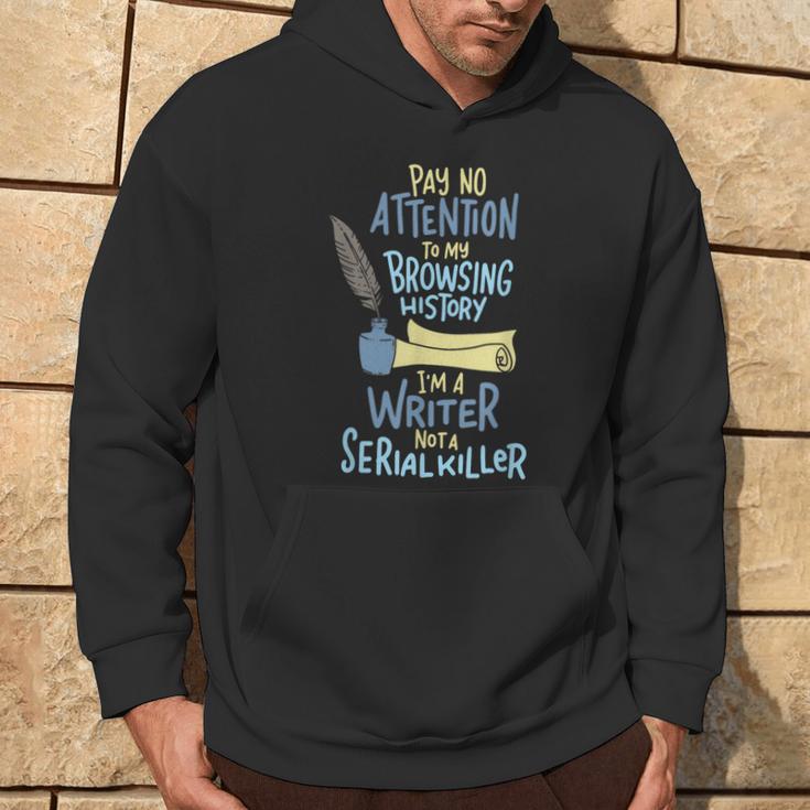 I'm A Writer Not A Serial Killer Writing Kapuzenpullover Lebensstil