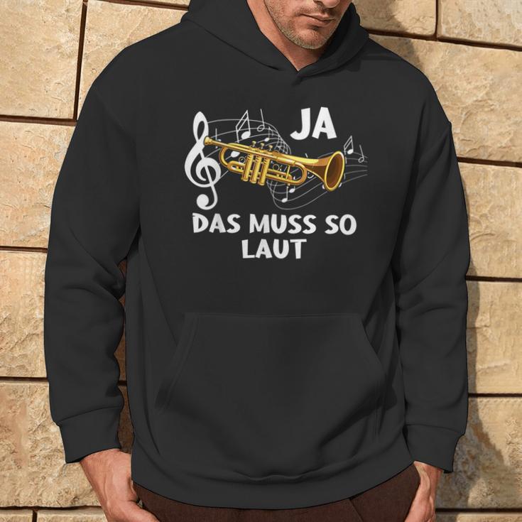 Ja Das Muss So Laut Trumpete Music Kapuzenpullover Lebensstil