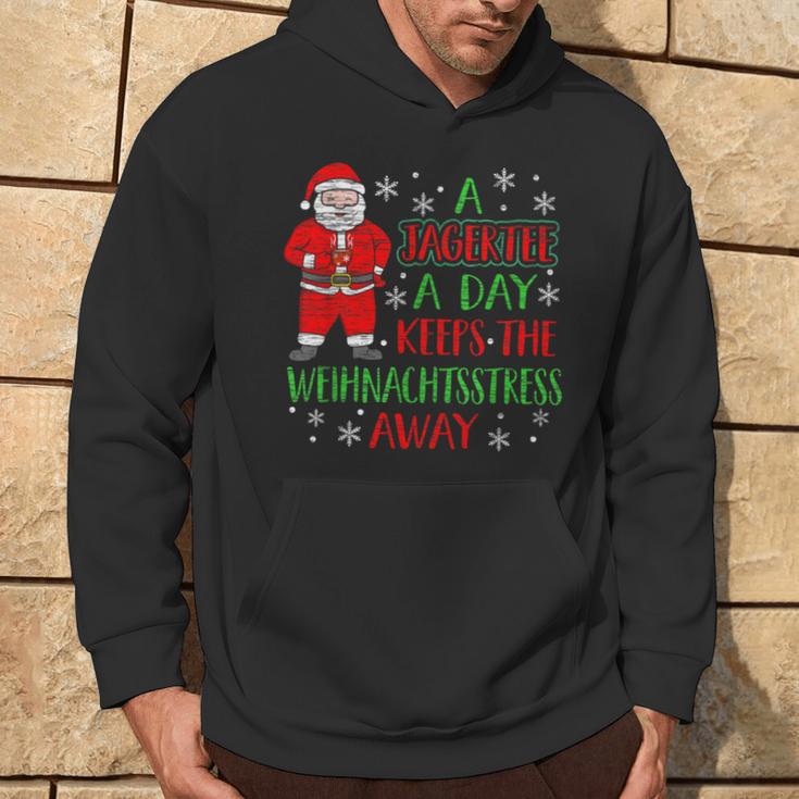 A Jager A Day Keeps Christmas Stress Away Austria Kapuzenpullover Lebensstil