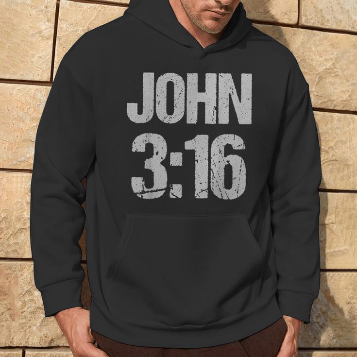 John 3 Kapuzenpullover Lebensstil