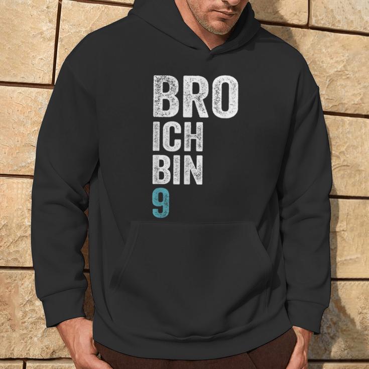 Kinder Bro Ich Bin 9 Jahre Alt Birthday 9Th Birthday Kapuzenpullover Lebensstil