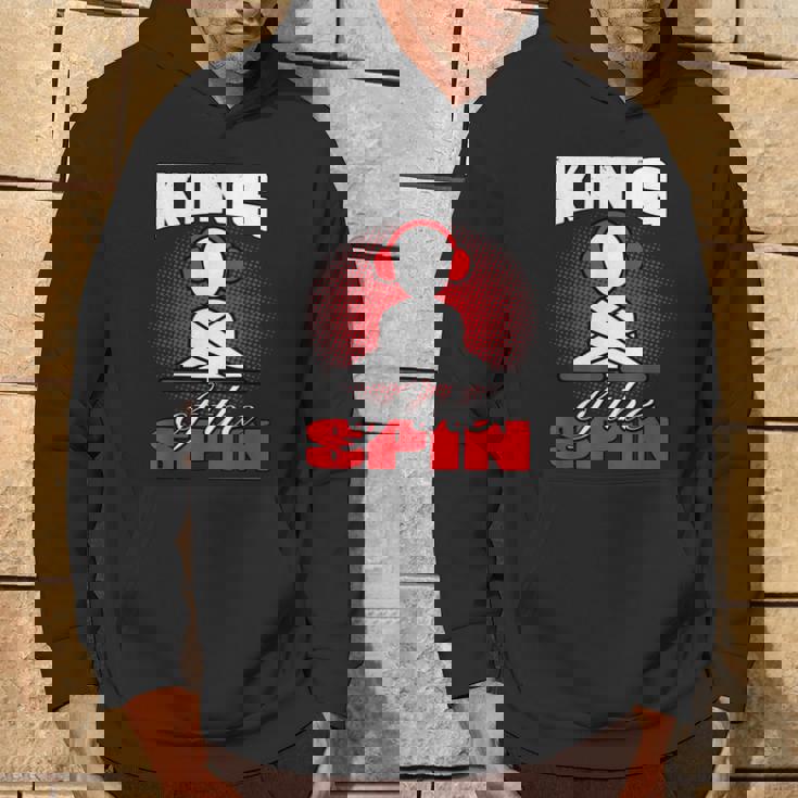 King Of The Spin Edm Dj Music Lover Sudadera Estilo de vida