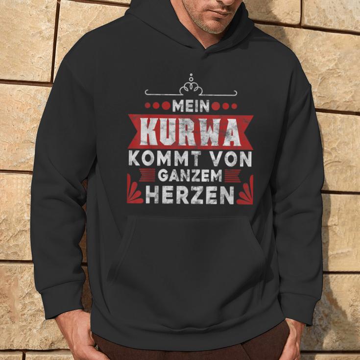 Kurwa Polish Poland Kapuzenpullover Lebensstil