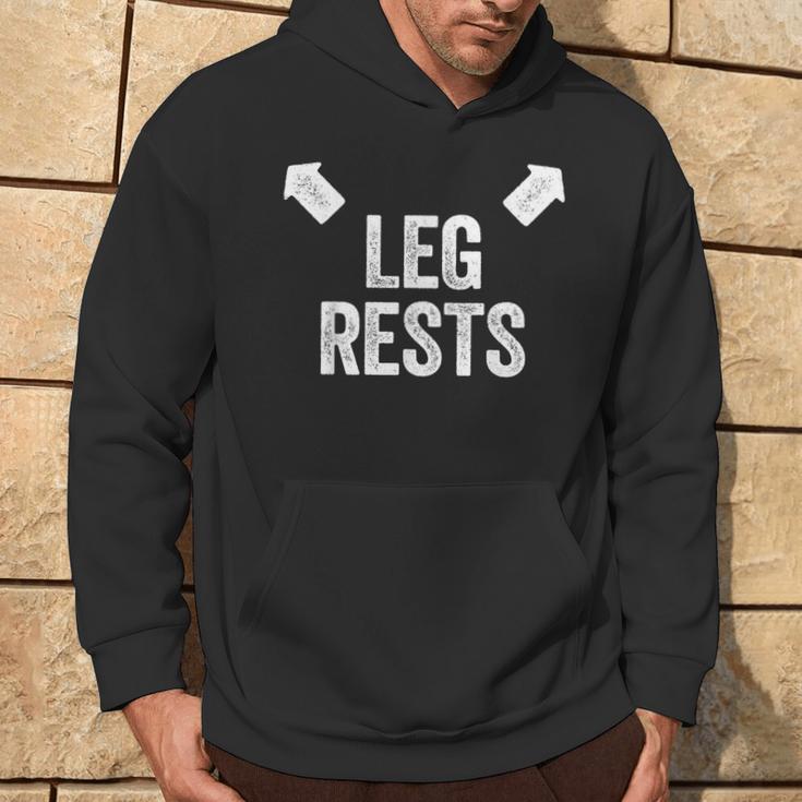 Leg Rests Adult Humour Dad Joke Kapuzenpullover Lebensstil