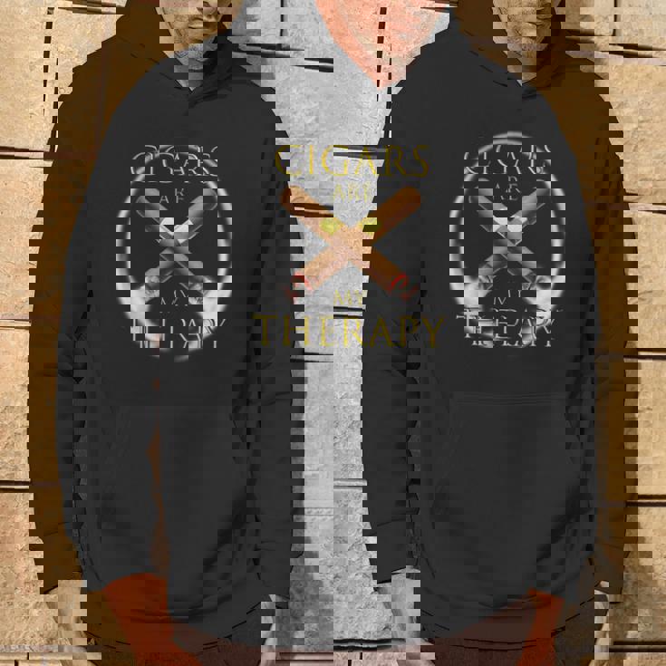 Les Cigares Amusants Sont Ma Thérapie Cadeau Du Fumeur De Ci Sweat à capuche Lifestyle