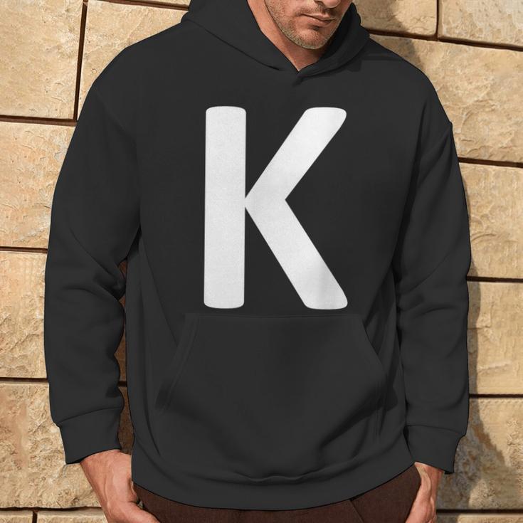 Letter K Kapuzenpullover Lebensstil