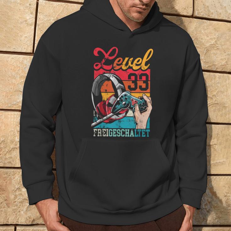 Level 33 Years Birthday Gamer 33Rd Birthday Kapuzenpullover Lebensstil