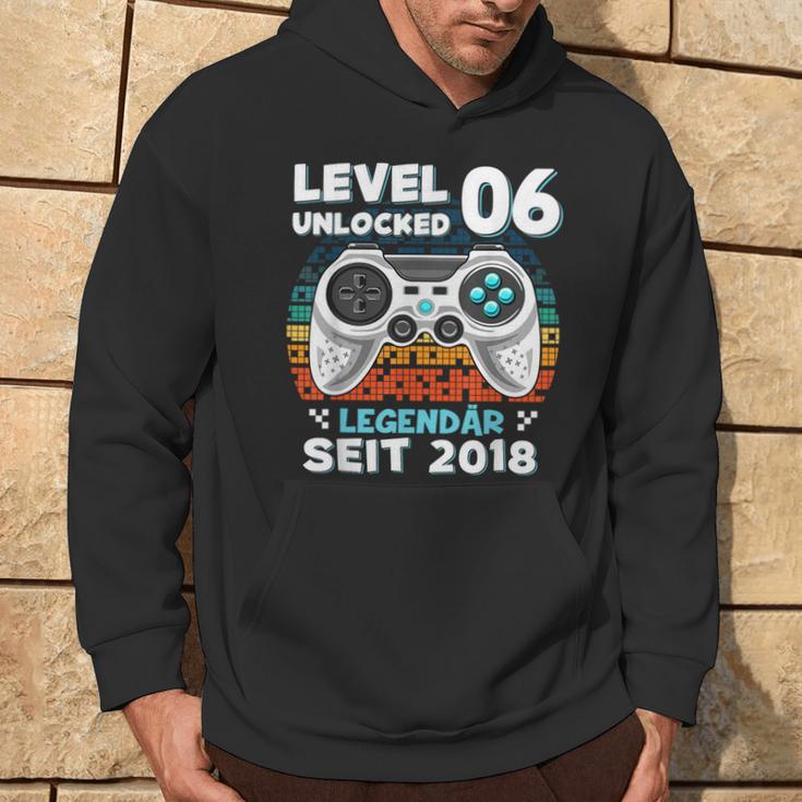 Level 6 Years Birthday Young Gamer 2018 Birthday Kapuzenpullover Lebensstil