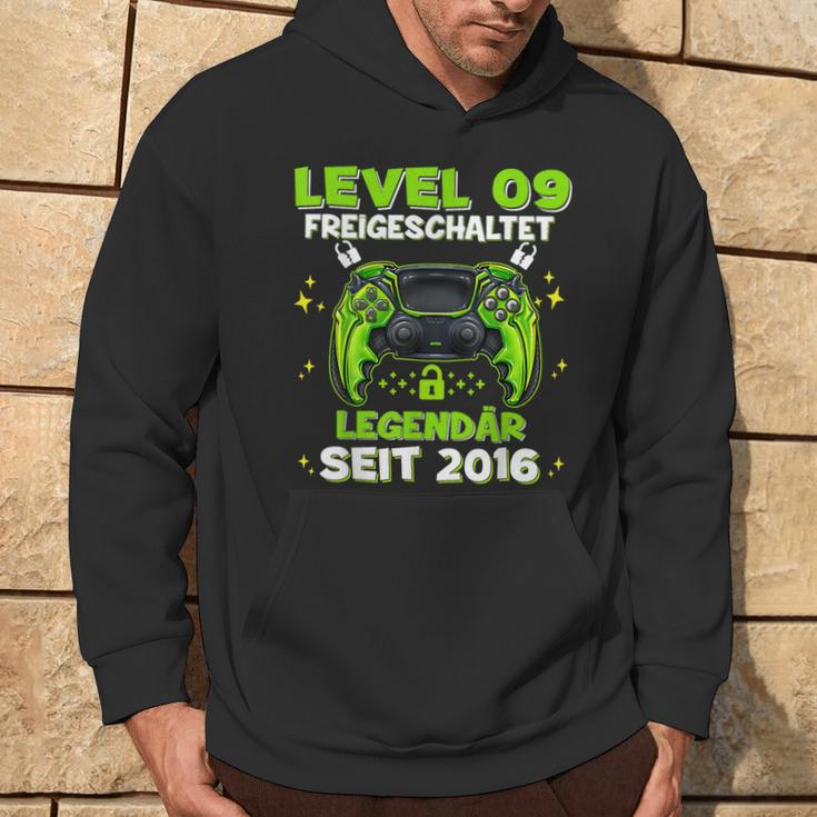 Level 9 Years Birthday Young Gamer 2016 Birthday Kapuzenpullover Lebensstil