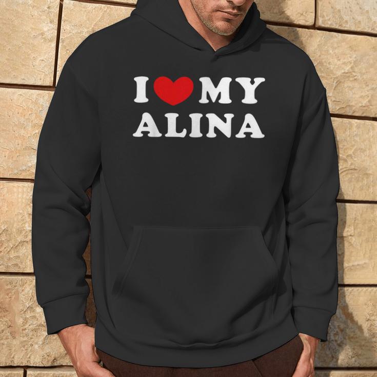 I Love My Alina I Love My Alina Kapuzenpullover Lebensstil