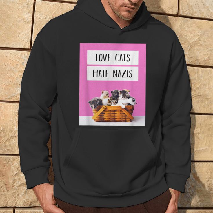 Love Cats Hate S Against Right Lives Matter Kapuzenpullover Lebensstil