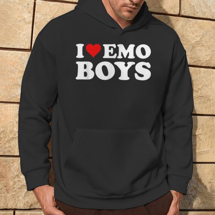 I Love Emo Boys Kapuzenpullover Lebensstil