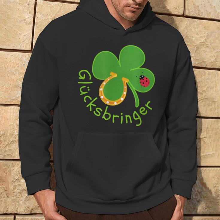 Lucky Charm Ladybird Clover Leaf For Friends Good Luck Kapuzenpullover Lebensstil