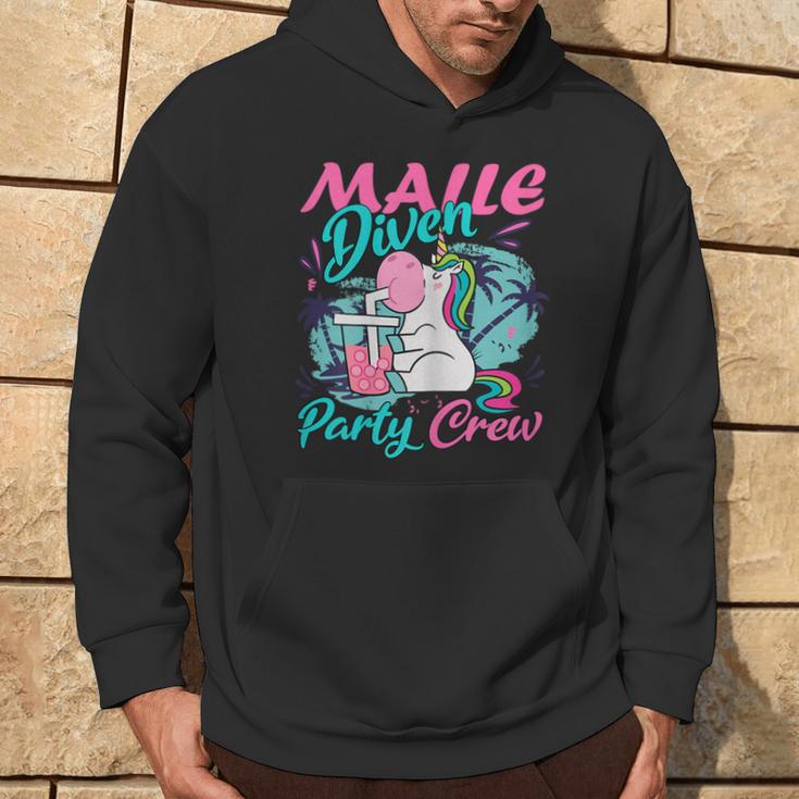 Malle Diven Party Crew Saufen Kapuzenpullover Lebensstil