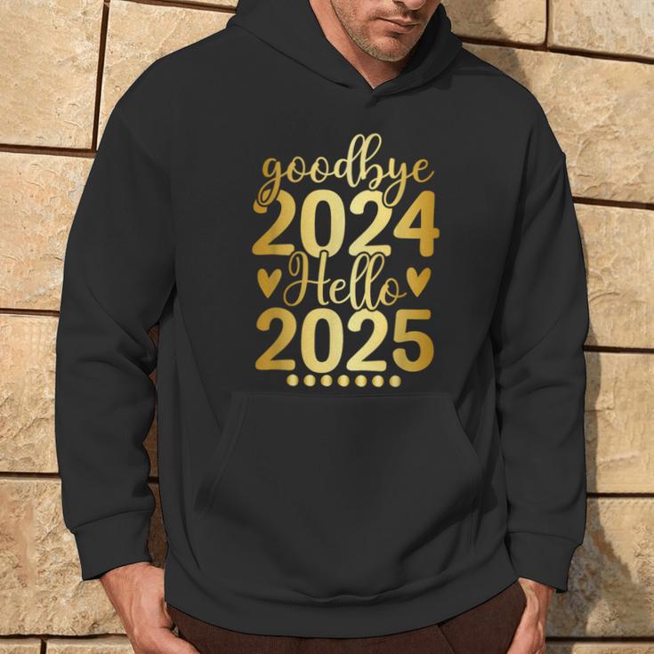 Matching Family Celebration New Year's Eve Goodbye 2024 Hello 2025 Kapuzenpullover Lebensstil