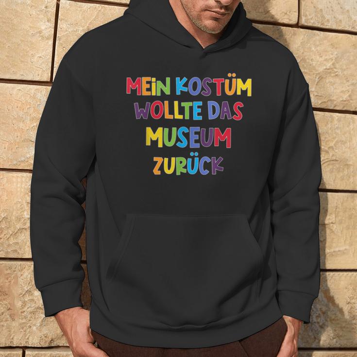 Mein Kostüm Wollte Das Museum Back Carnival & Fancy Dress Kapuzenpullover Lebensstil