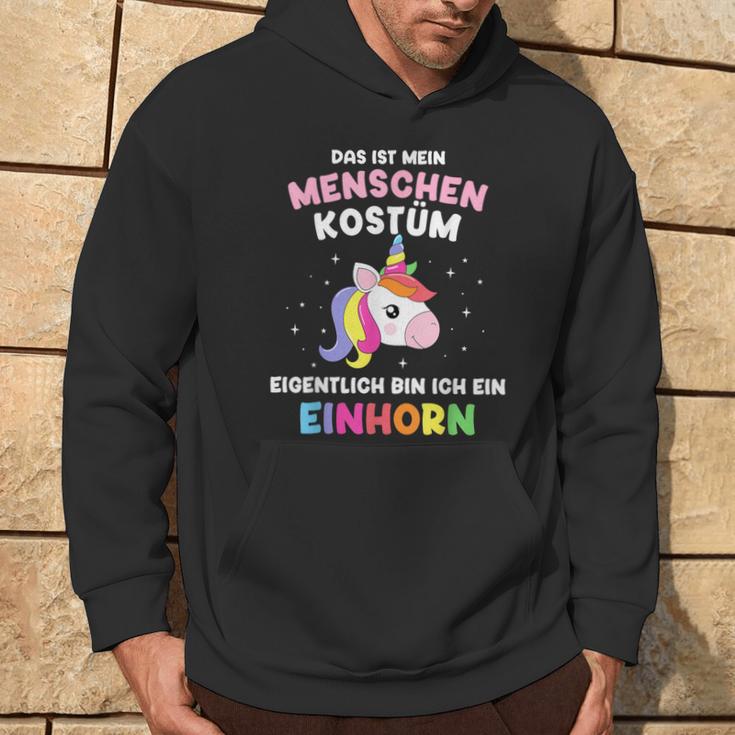 Mein Menschen Bin Einhorn For Carnival Kapuzenpullover Lebensstil