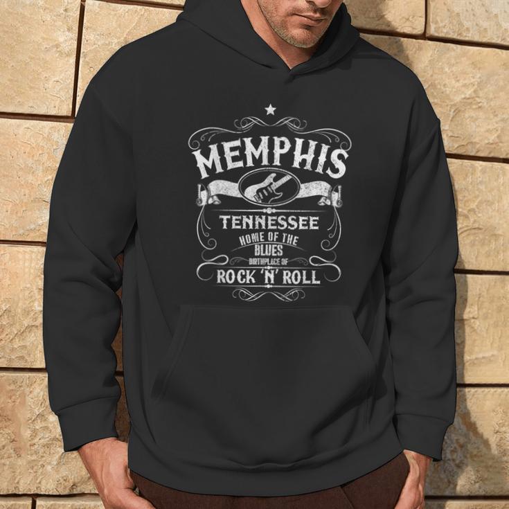 Memphis Tennessee Blues Country Music Usaintage Souvenir Kapuzenpullover Lebensstil