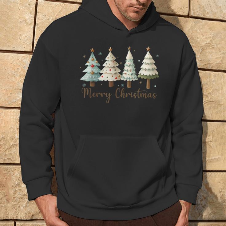 Merry Christmas Tree Christmas Tree Kapuzenpullover Lebensstil