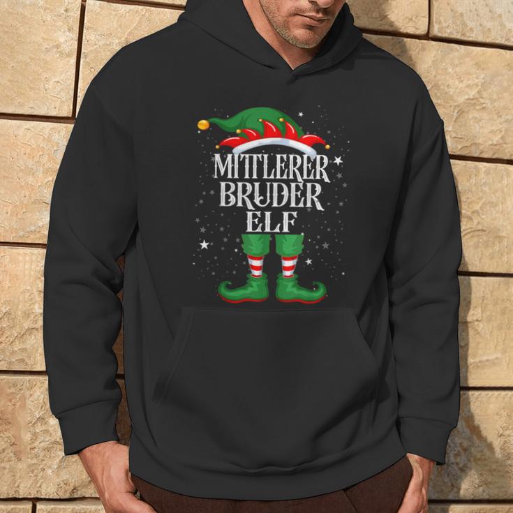 Middle Brother Elf Christmas Family Christmas Kapuzenpullover Lebensstil