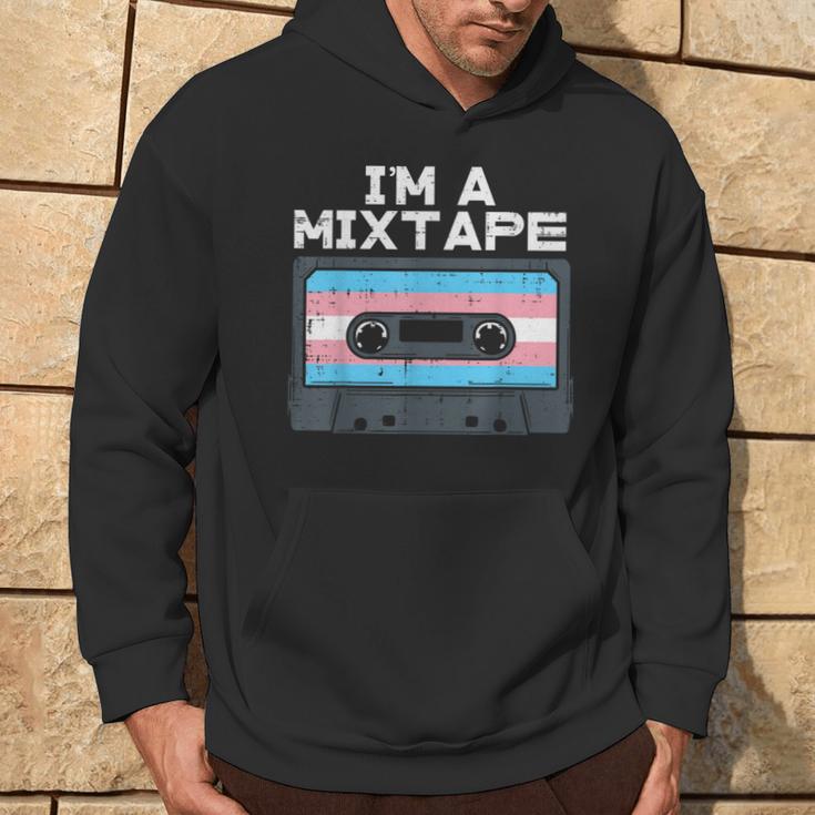 Im A Mixtape Transgender Casette Tape Trans Pride Flag Lgbt Kapuzenpullover Lebensstil