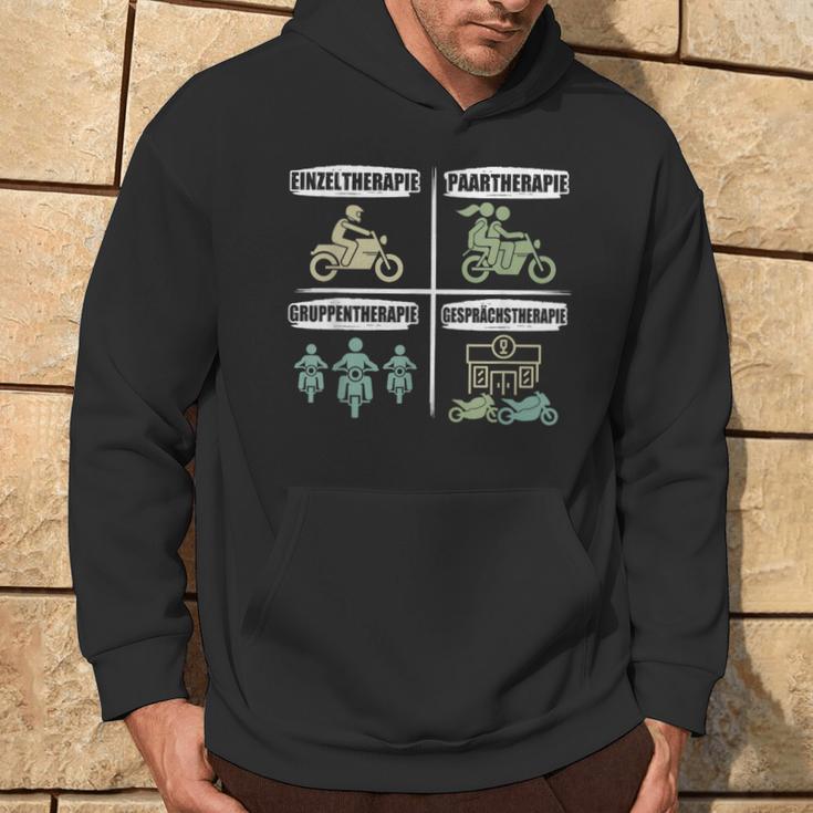 Motorcycle With Biker Slogan Kapuzenpullover Lebensstil