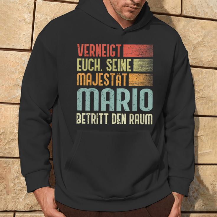 Name Mario -Erneigt Euch Seine Majestät Mario Kapuzenpullover Lebensstil