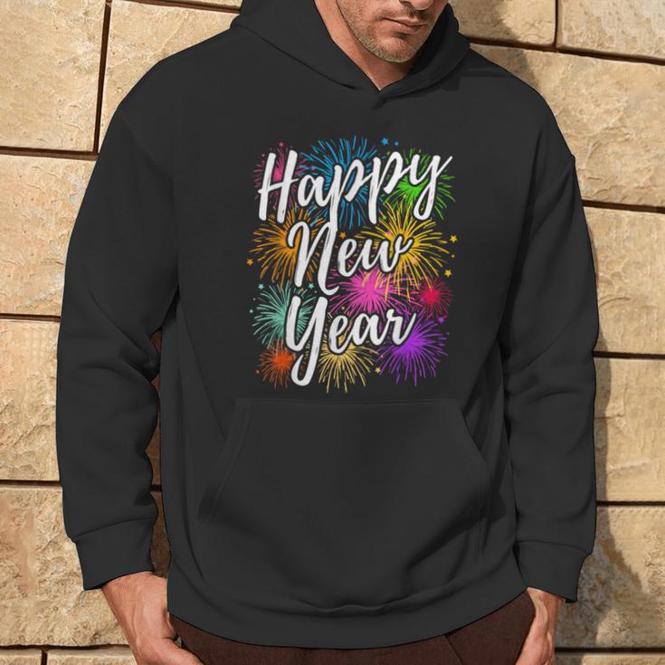 New Year's Eve Party Outfit Decoration Fireworks New Year Happy New Year Kapuzenpullover Lebensstil