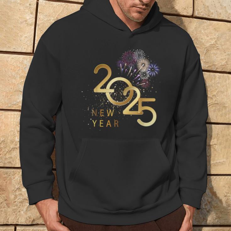 New Year's Eve Party Supplies 2025 Happy New Year Fireworks Kapuzenpullover Lebensstil