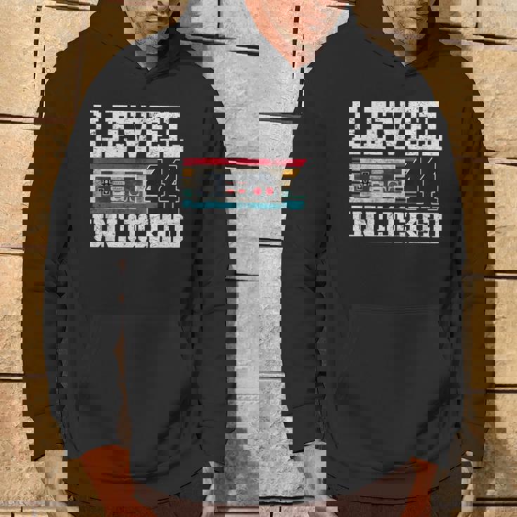 Nivel 44 Desbloqueado 44 Años Regaloideo Gamer 44 Cumpleaños Sudadera Estilo de vida