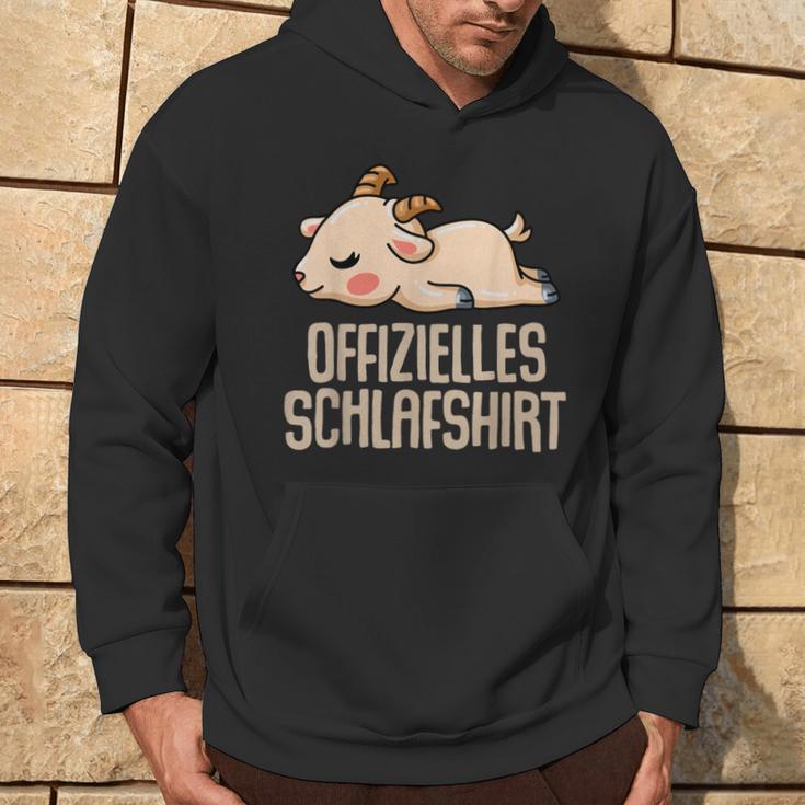 Official Sleep Pyjamas Goat Kapuzenpullover Lebensstil