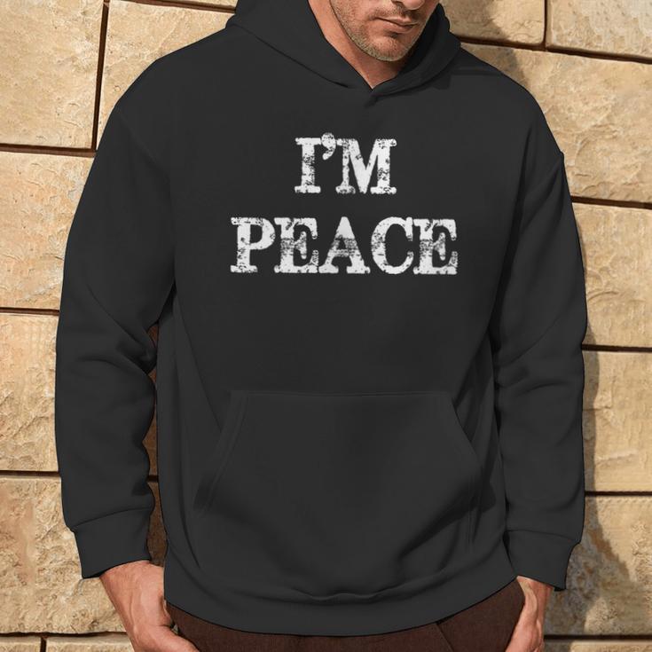 I Come In Peace I'm Peace Couples Matching Kapuzenpullover Lebensstil