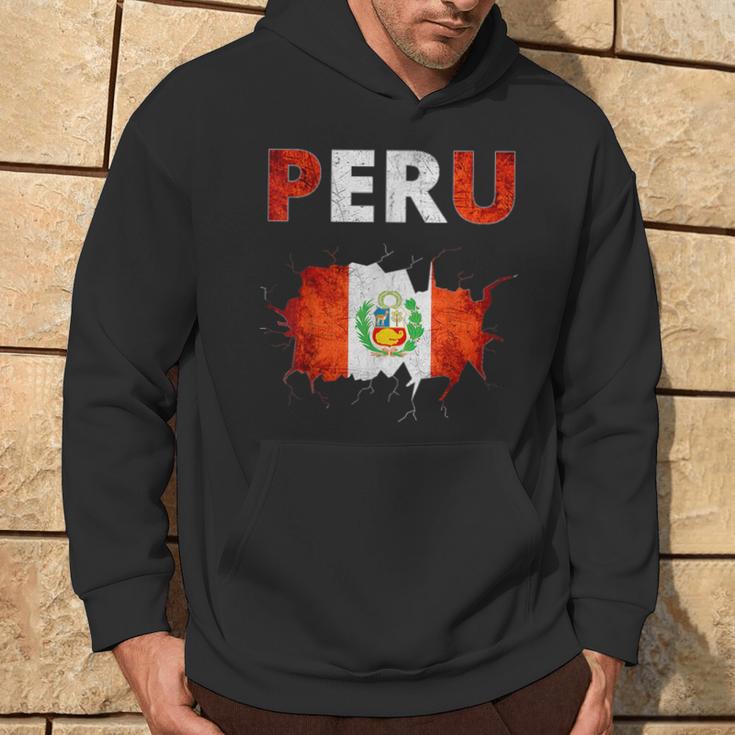 Peru Football Jersey Quali Peru Flag Kapuzenpullover Lebensstil