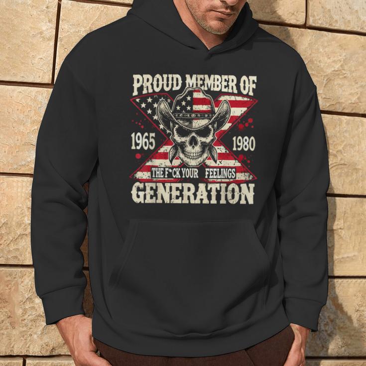 Proud Member Of 1965 1980 Generation Kapuzenpullover Lebensstil