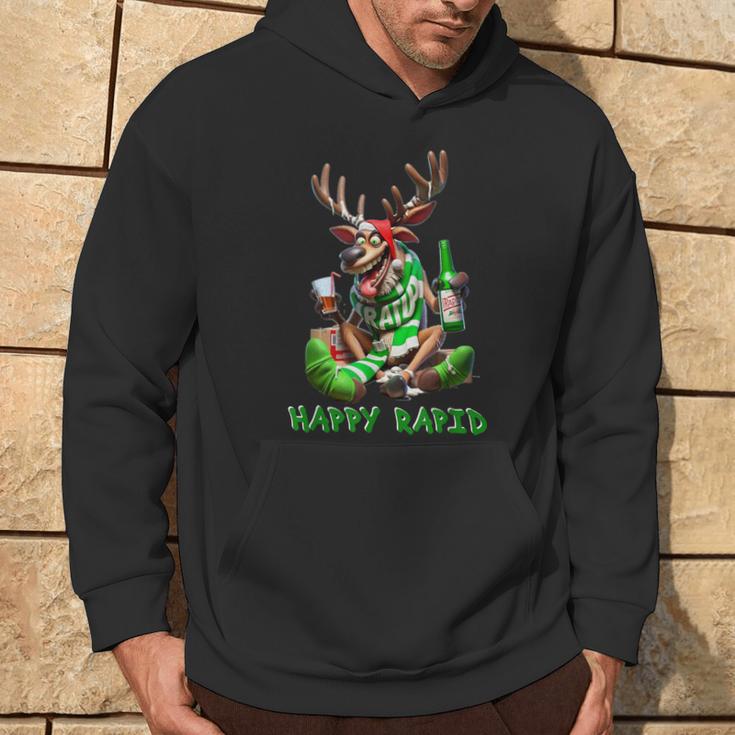 Reindeer Happy Rapid I Christmas Kapuzenpullover Lebensstil