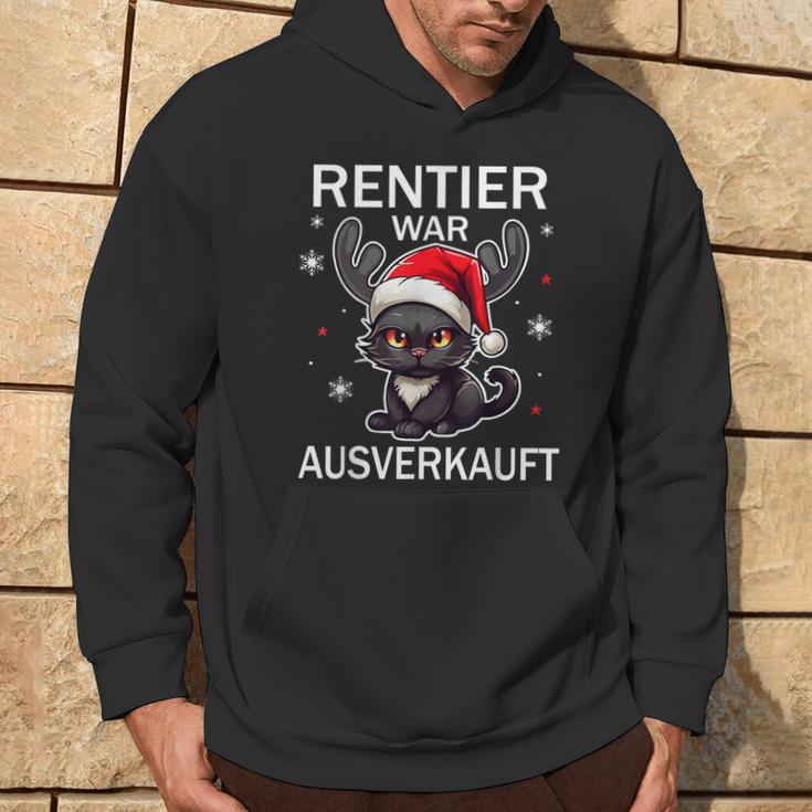 Reindeer Was Out Sold Cats Christmas Kapuzenpullover Lebensstil