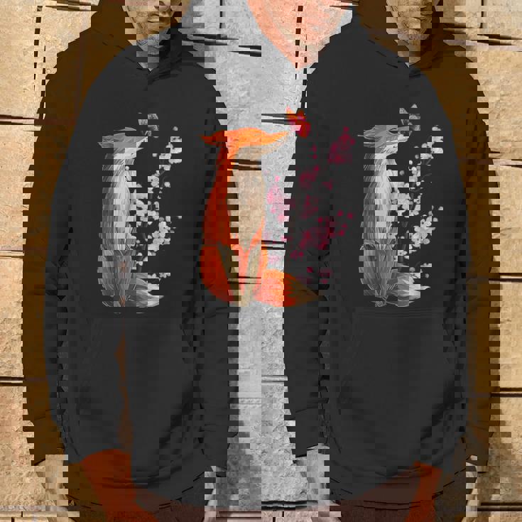Renard Japonais En Fleurs De Cerisier Kawaii Sweat à capuche Lifestyle