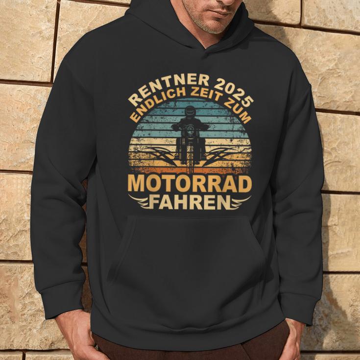 Rentner 2025 Motorrad Motorsport Motorradfahrer Rente Kapuzenpullover Lebensstil