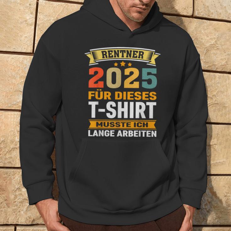 Retirement 2025 Retirement Pension Decoration Retirees 2025 Kapuzenpullover Lebensstil