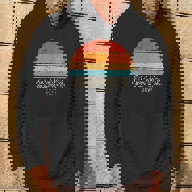 Retro Sunset Osaka Japón Sudadera Estilo de vida