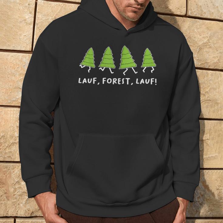 Running Forest Running Parody Sayings Kapuzenpullover Lebensstil