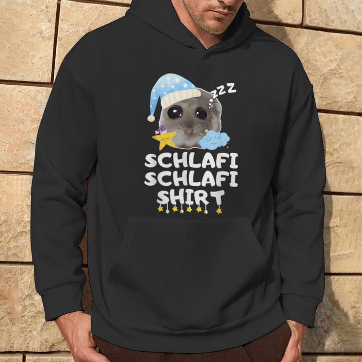 Schlafi Schlafi Sad Hamster Cute Hamstie Kapuzenpullover Lebensstil