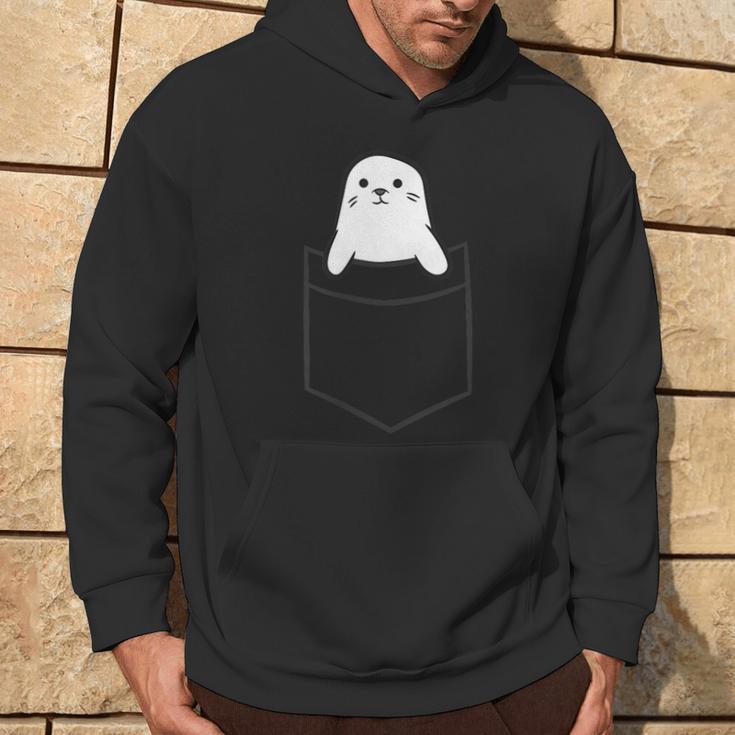 Seal In The Pocket Cute Baby Seals S Kapuzenpullover Lebensstil