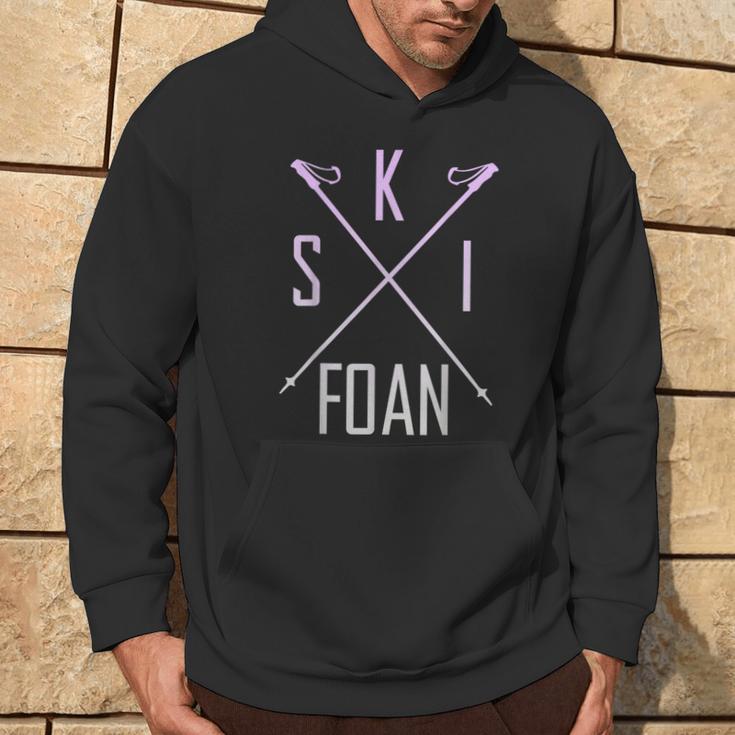 Skifoan Ski Ski Ski Ski Ski Ski Ski Mountain Kapuzenpullover Lebensstil