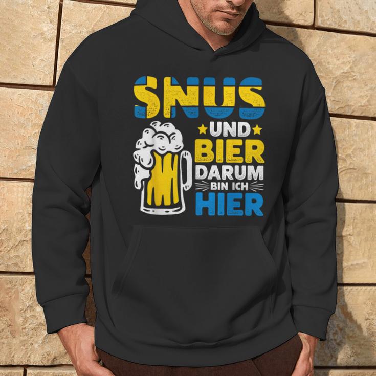 Snus Darum Bin Ich Hier Swedish Chewing Tobacco Kapuzenpullover Lebensstil