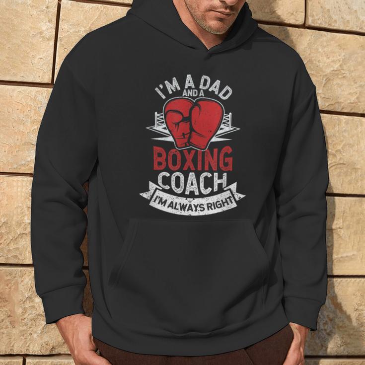 Soy Padre Y Entrenador De Boxeo Boxer Daddy Coaches Día Del Padre Sudadera Estilo de vida