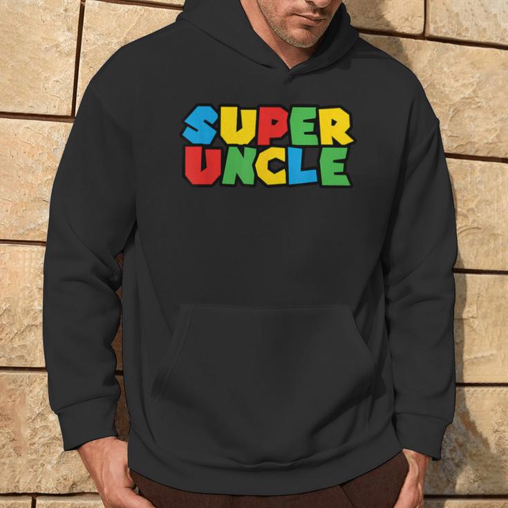 Superhero Uncle From Nephew Or Niece Super Uncle Kapuzenpullover Lebensstil