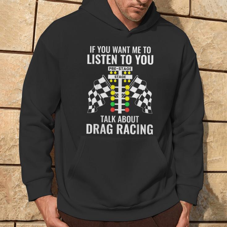 Talk About Dragracing Dragracing Kapuzenpullover Lebensstil