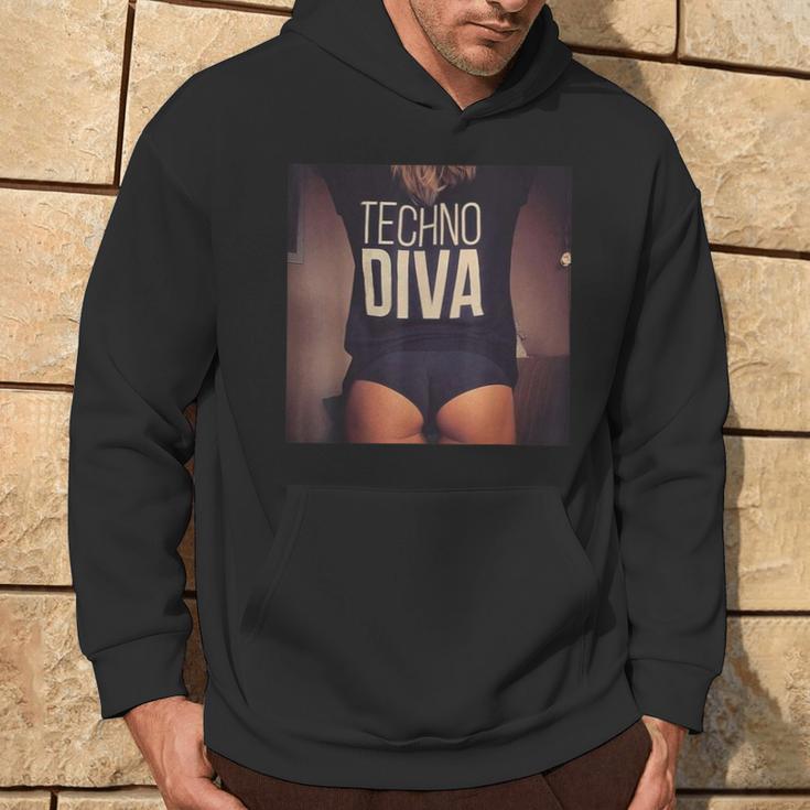 Techno Diva Cool Techno Dance Disco Edm Kapuzenpullover Lebensstil